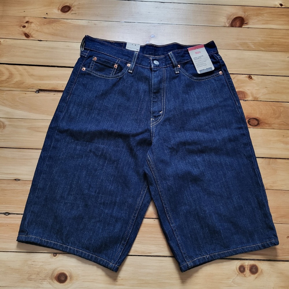 Levi's Dark Blue Jean Shorts for Men